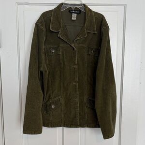 Men’s Vintage Sag Harbor Olive Corduroy‎ Jacket